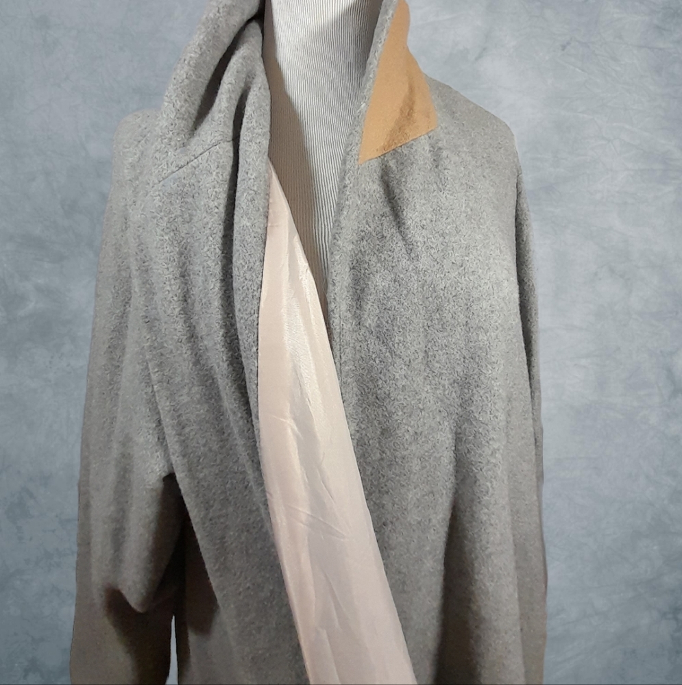 Asos Sz 4 Long Grey Winter Coat